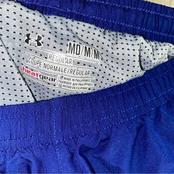 Under Armor Men’s Blue Athletic Shorts - Picture 3 of 3